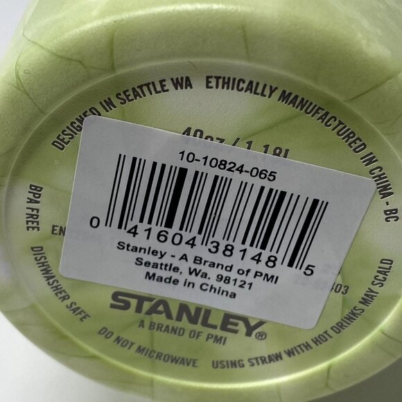 Stanley 40 oz Stainless Steel H2.0 FlowState Quencher Tumbler Citron Tie Dye - Picture 4 of 5